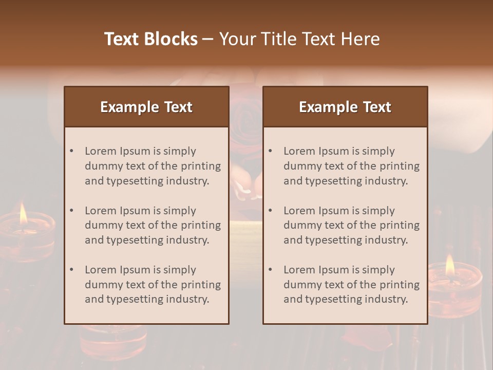 Salon Natural Skin PowerPoint Template