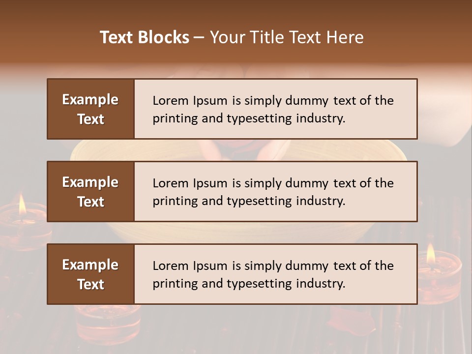 Salon Natural Skin PowerPoint Template