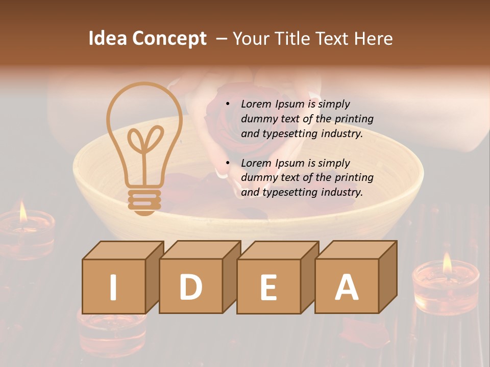 Salon Natural Skin PowerPoint Template