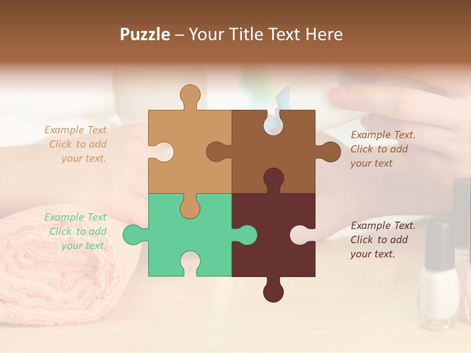 Closeup Care Background PowerPoint Template