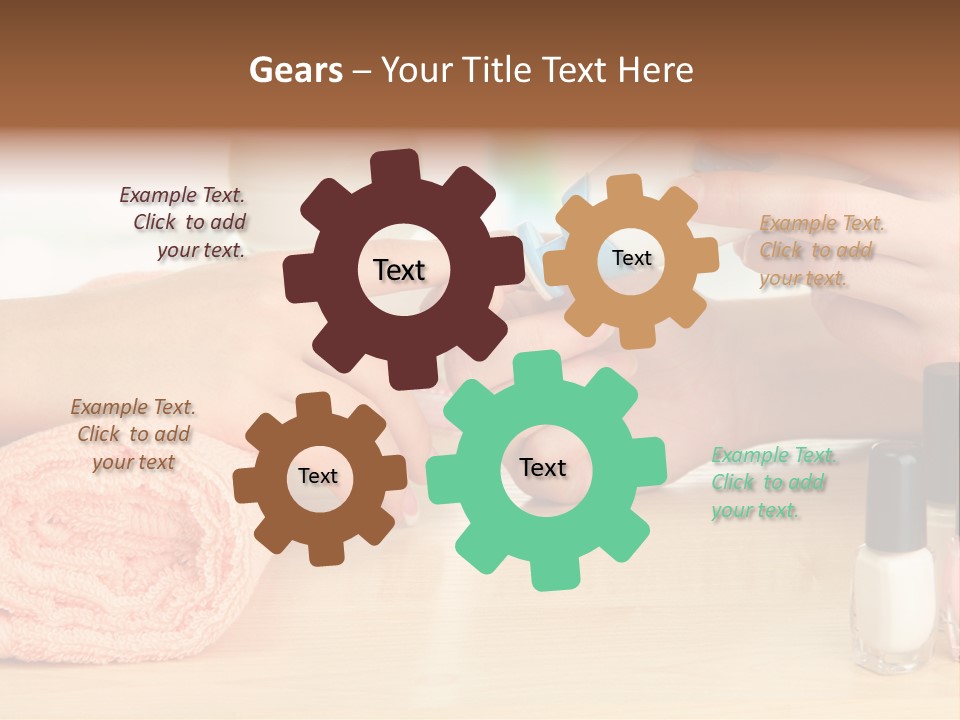 Closeup Care Background PowerPoint Template