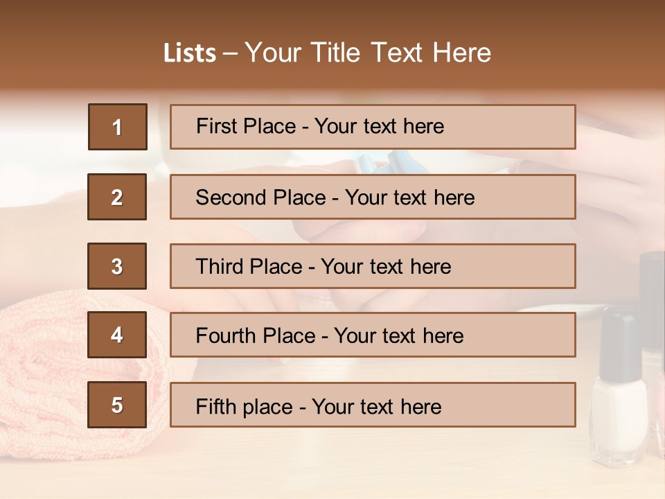 Closeup Care Background PowerPoint Template