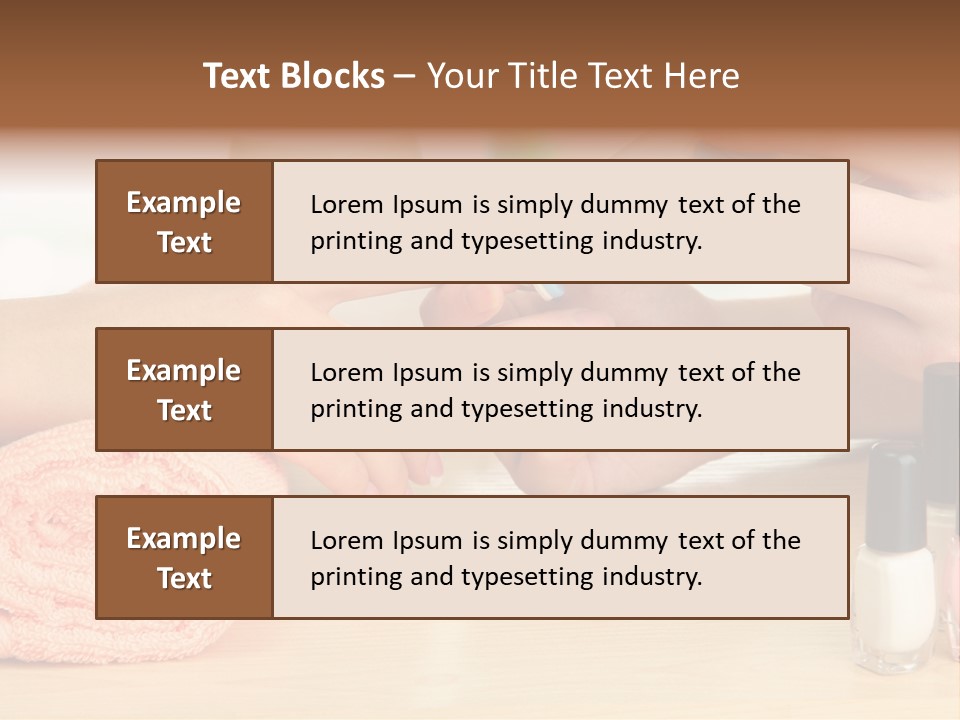 Closeup Care Background PowerPoint Template