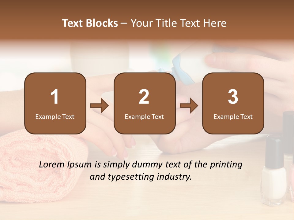 Closeup Care Background PowerPoint Template