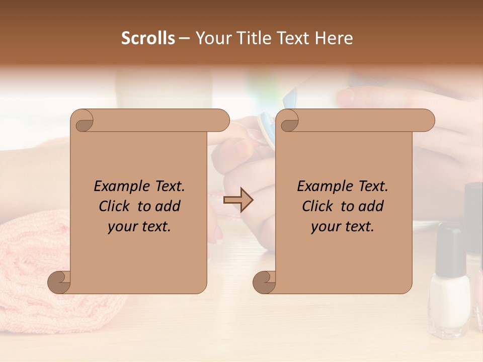 Closeup Care Background PowerPoint Template