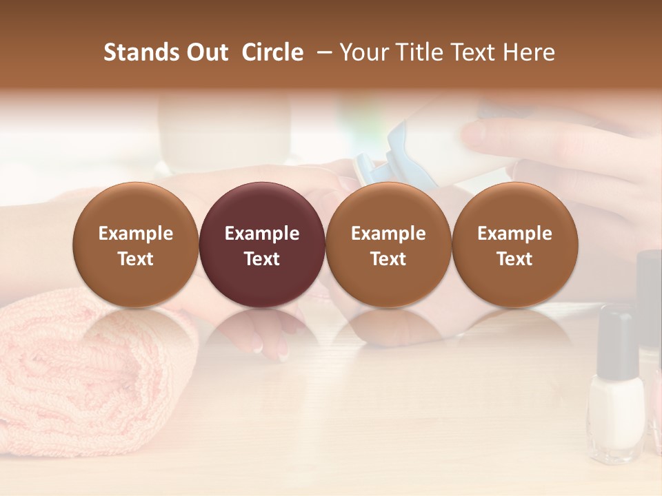 Closeup Care Background PowerPoint Template