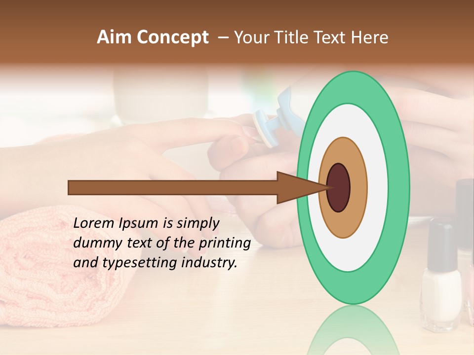 Closeup Care Background PowerPoint Template