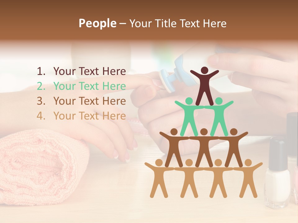 Closeup Care Background PowerPoint Template