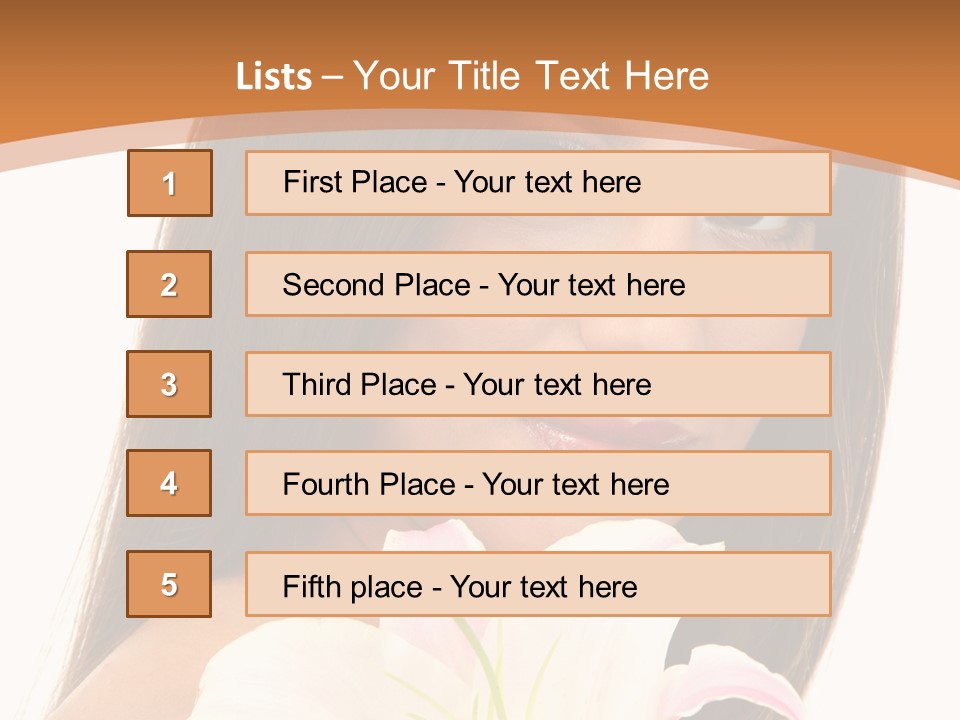 Sensuality Beauty Nature PowerPoint Template