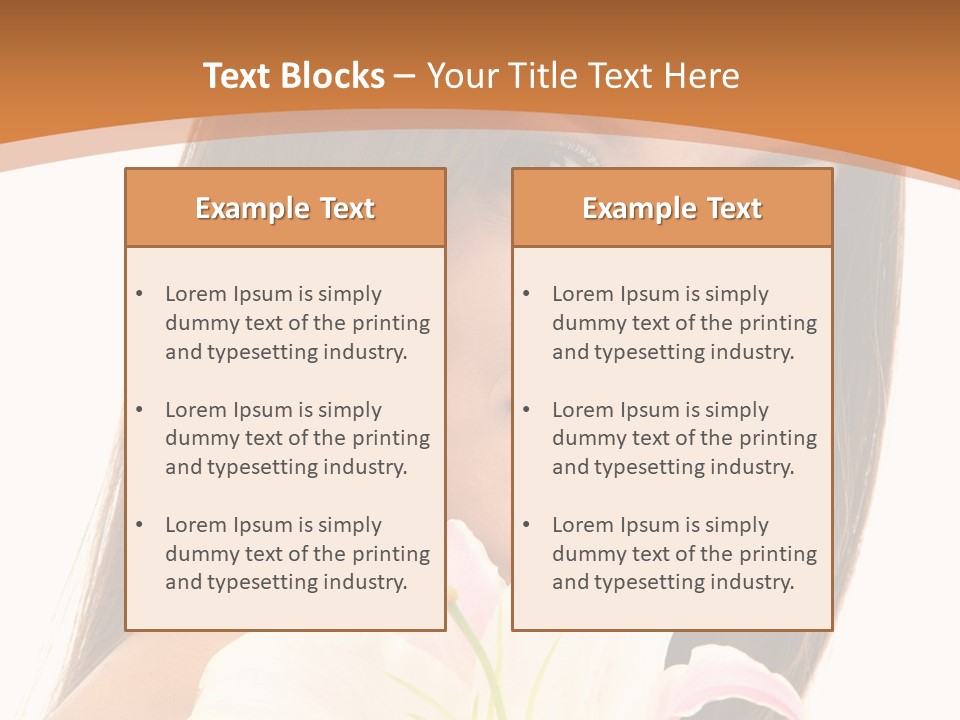 Sensuality Beauty Nature PowerPoint Template