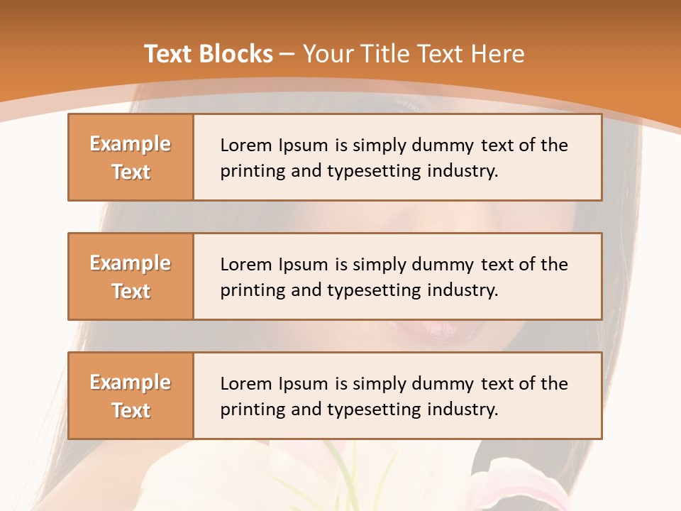 Sensuality Beauty Nature PowerPoint Template