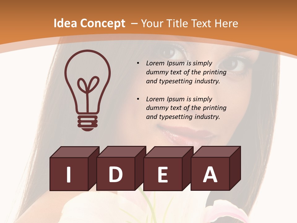 Sensuality Beauty Nature PowerPoint Template