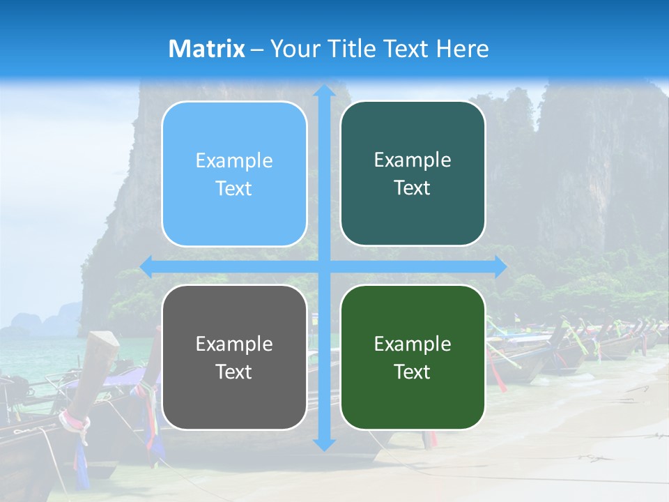 Tail Lagoon Thailand PowerPoint Template