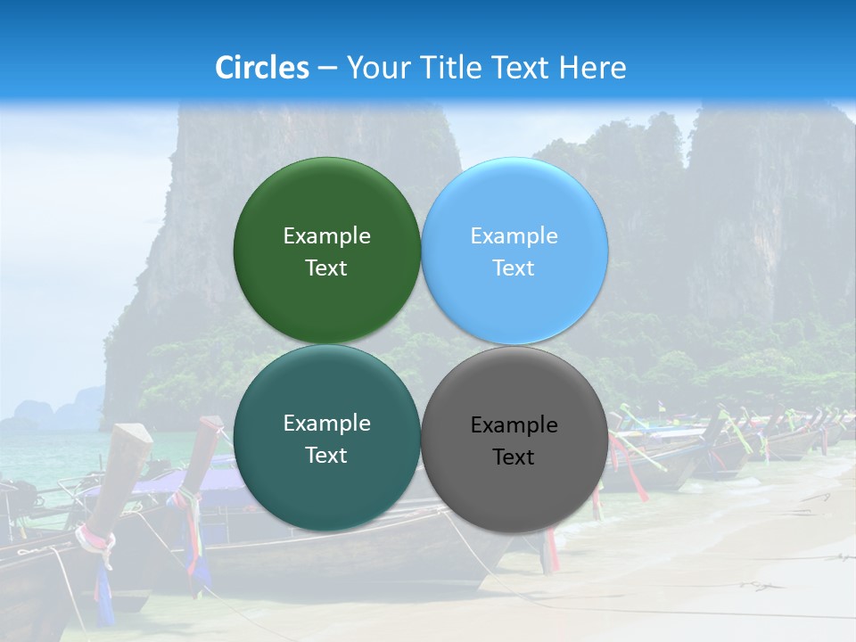 Tail Lagoon Thailand PowerPoint Template