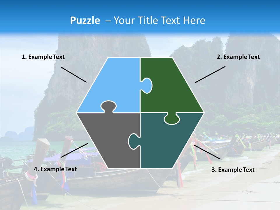 Tail Lagoon Thailand PowerPoint Template