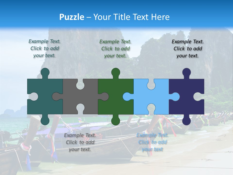 Tail Lagoon Thailand PowerPoint Template