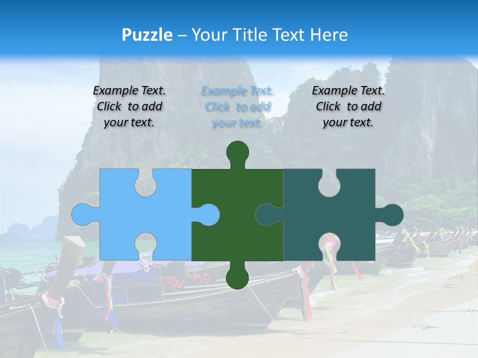 Tail Lagoon Thailand PowerPoint Template