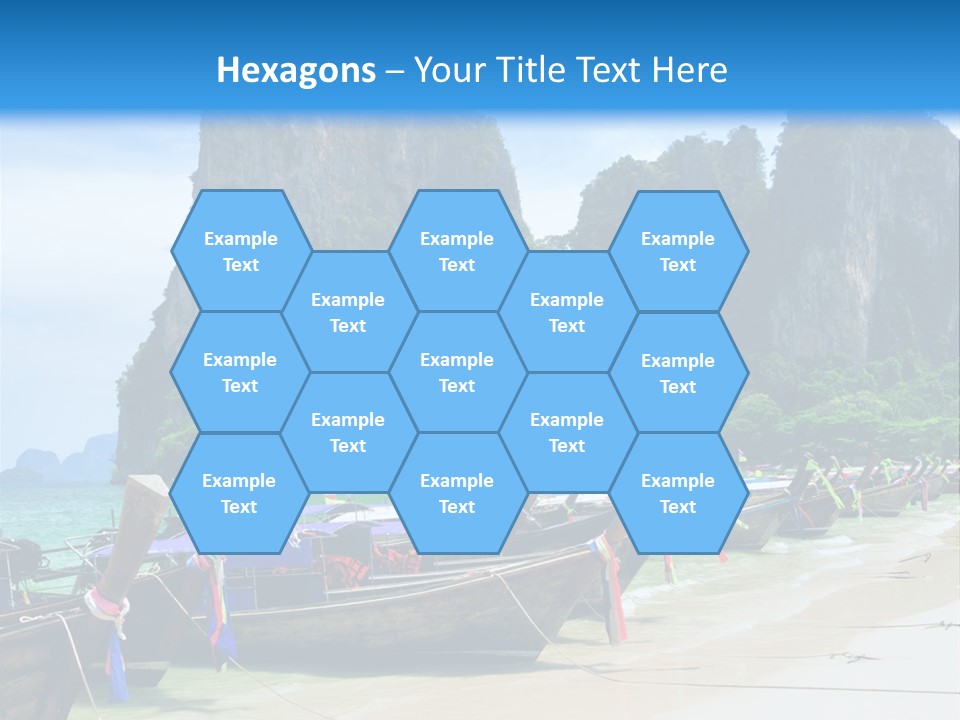 Tail Lagoon Thailand PowerPoint Template