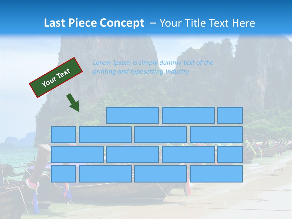 Tail Lagoon Thailand PowerPoint Template