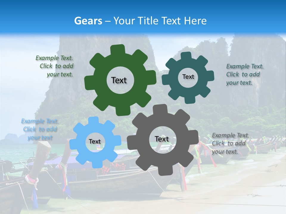 Tail Lagoon Thailand PowerPoint Template