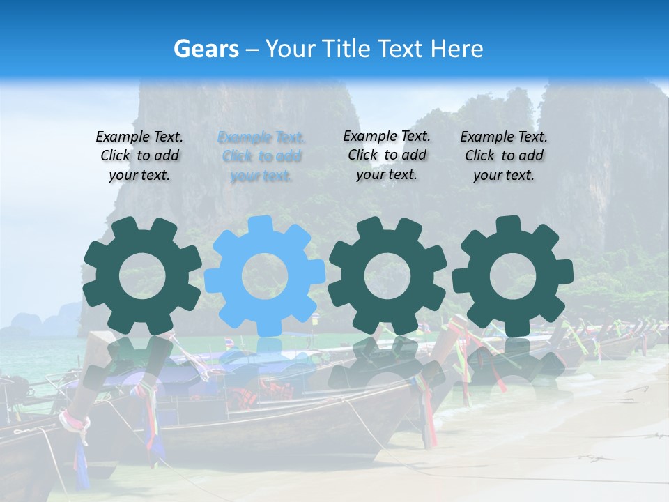 Tail Lagoon Thailand PowerPoint Template