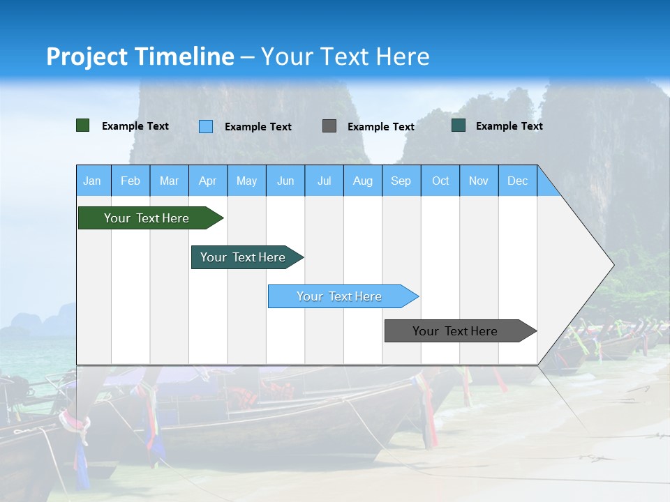 Tail Lagoon Thailand PowerPoint Template