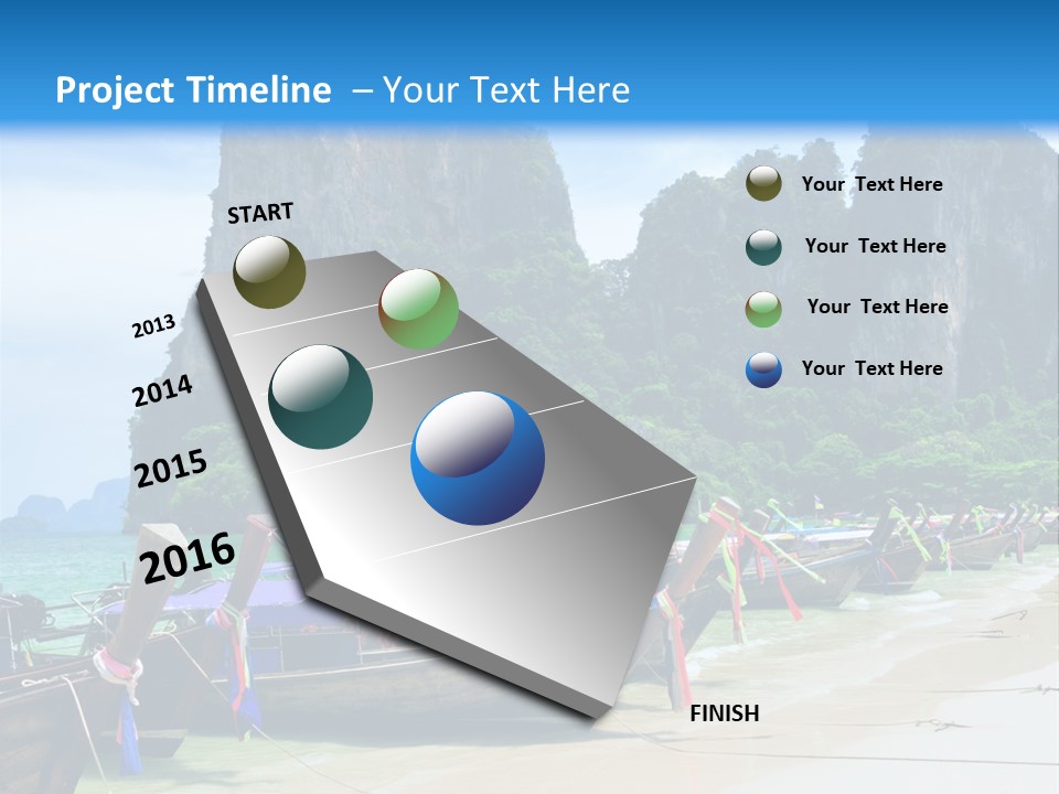 Tail Lagoon Thailand PowerPoint Template