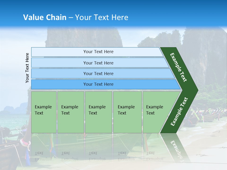 Tail Lagoon Thailand PowerPoint Template