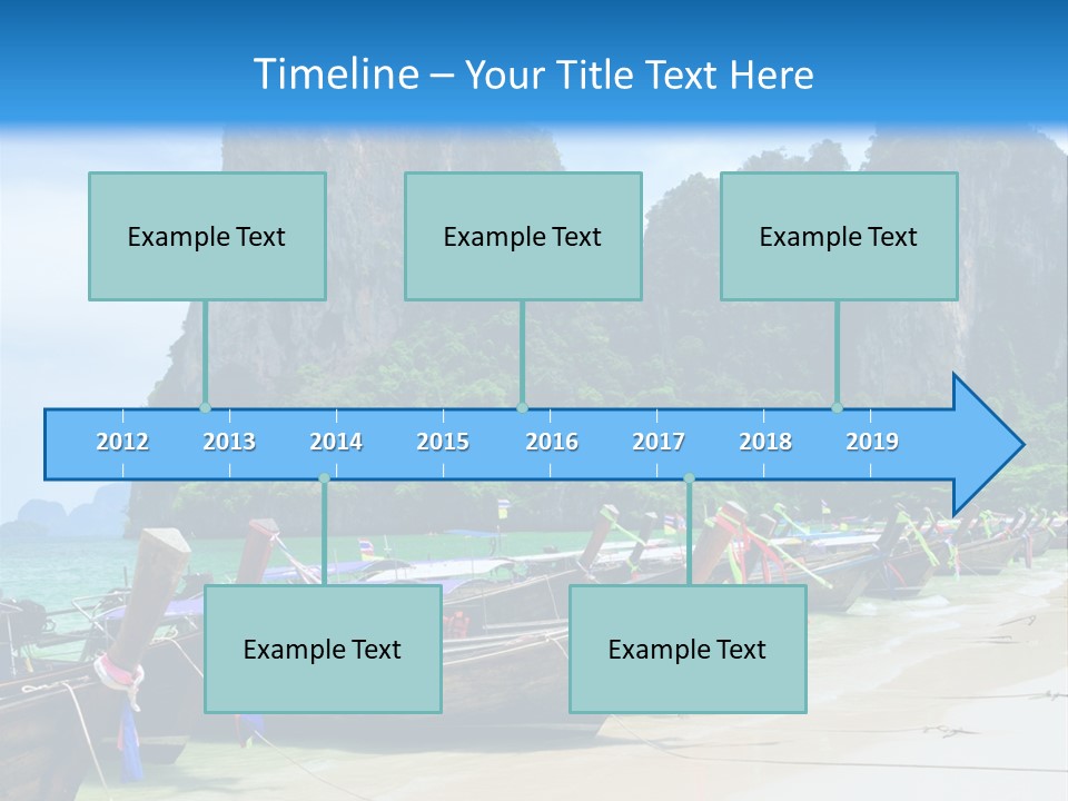 Tail Lagoon Thailand PowerPoint Template