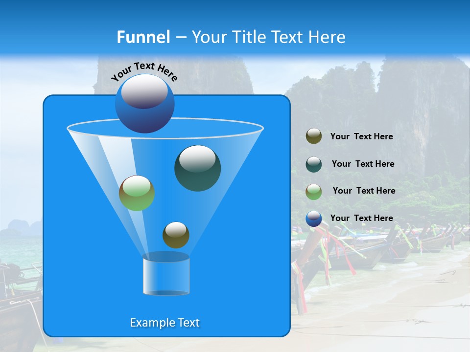 Tail Lagoon Thailand PowerPoint Template