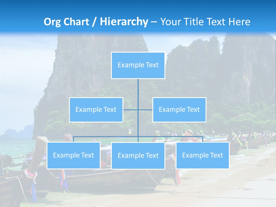 Tail Lagoon Thailand PowerPoint Template
