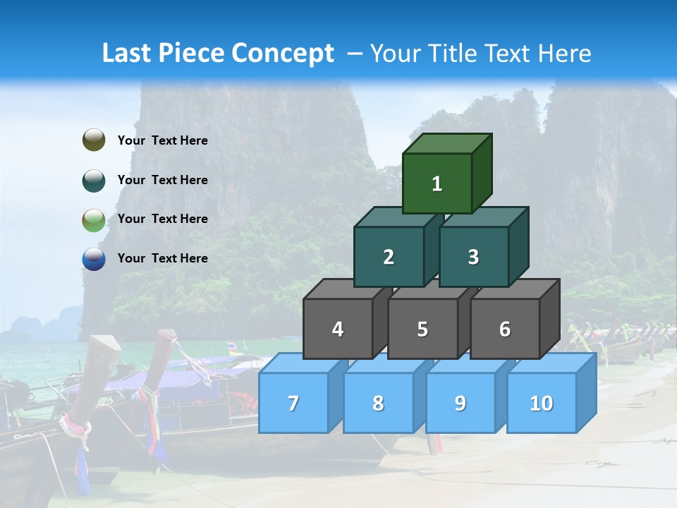 Tail Lagoon Thailand PowerPoint Template