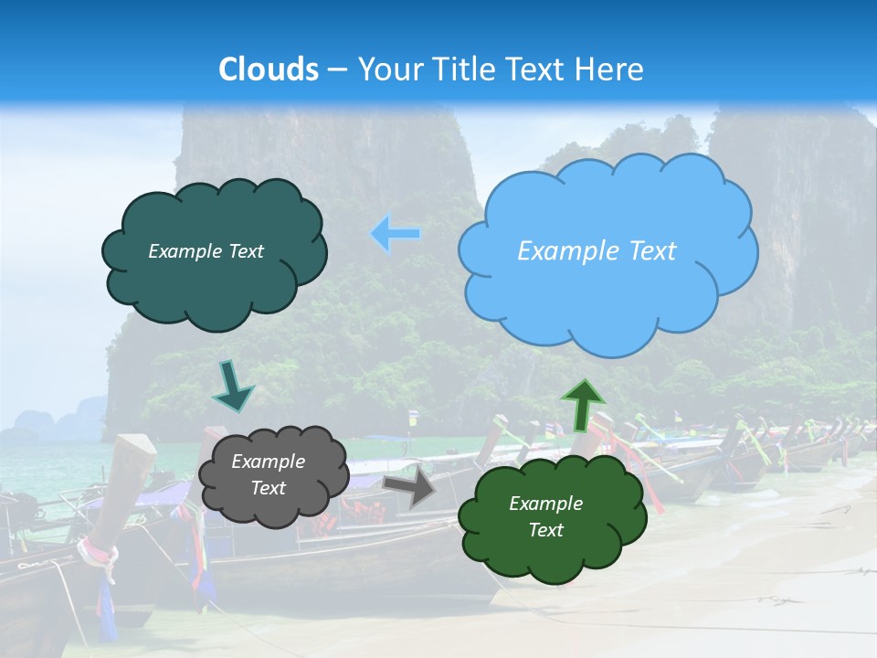 Tail Lagoon Thailand PowerPoint Template
