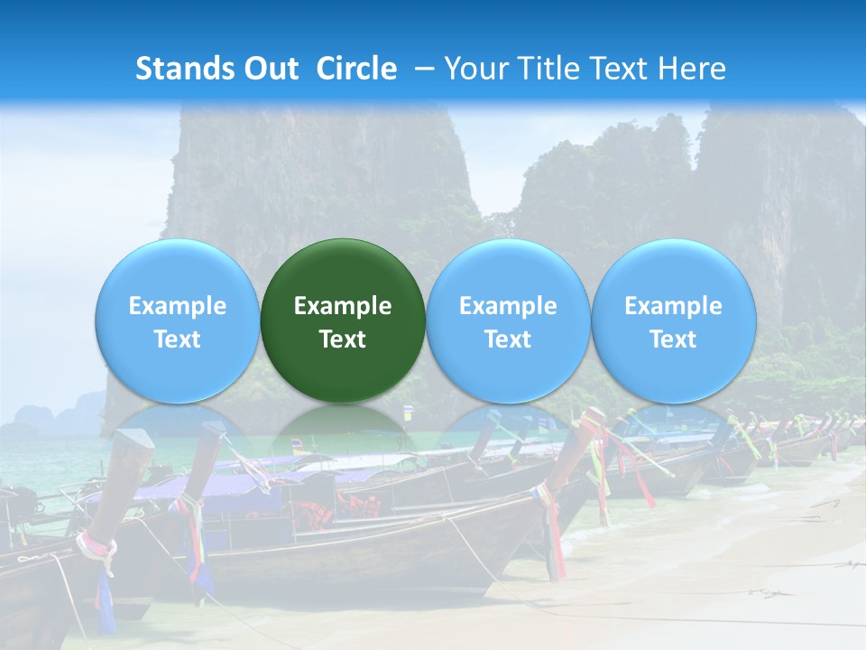 Tail Lagoon Thailand PowerPoint Template