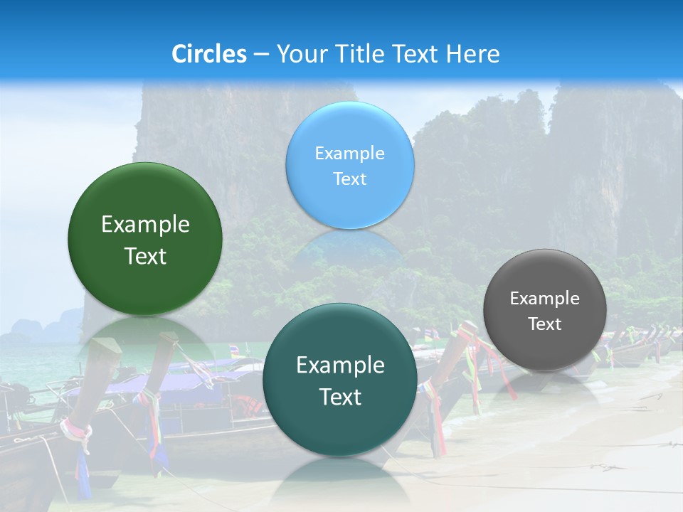 Tail Lagoon Thailand PowerPoint Template