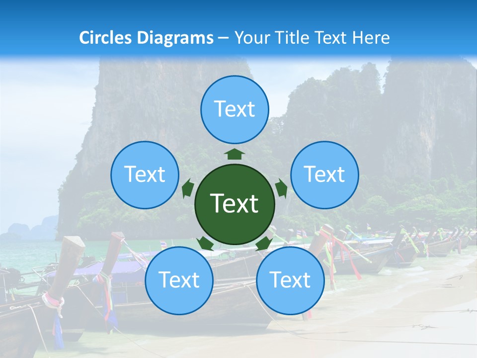 Tail Lagoon Thailand PowerPoint Template