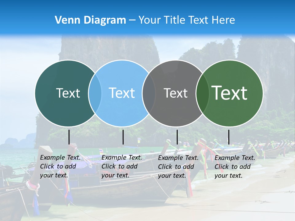 Tail Lagoon Thailand PowerPoint Template