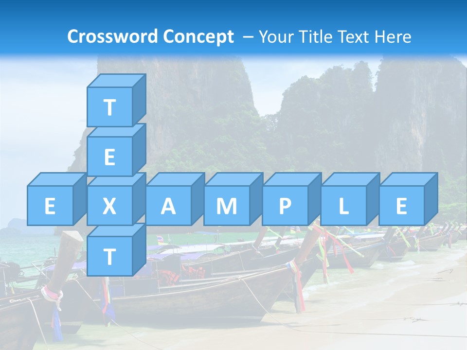 Tail Lagoon Thailand PowerPoint Template