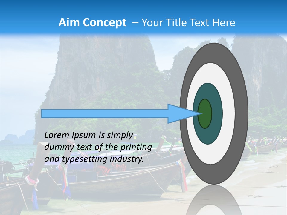 Tail Lagoon Thailand PowerPoint Template