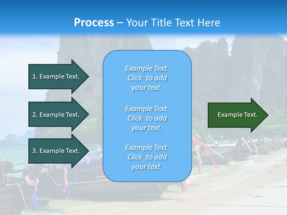 Tail Lagoon Thailand PowerPoint Template
