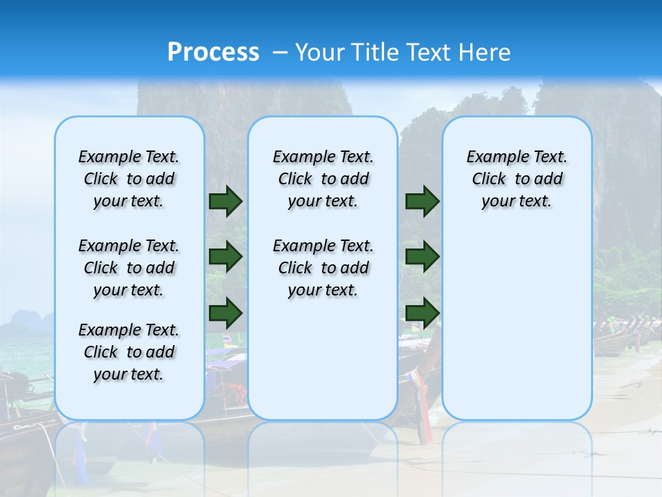 Tail Lagoon Thailand PowerPoint Template