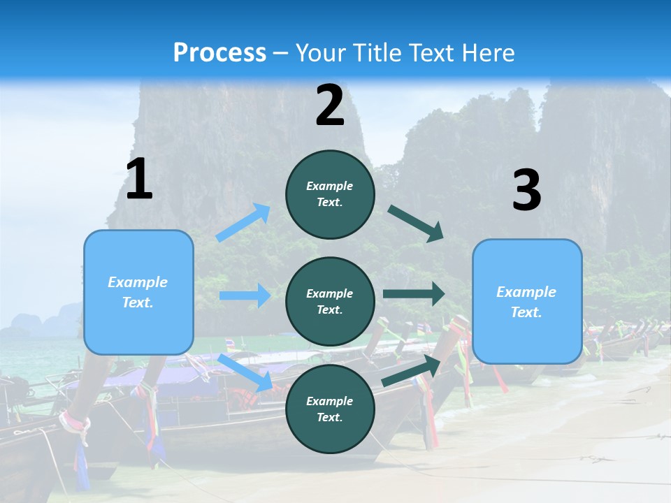Tail Lagoon Thailand PowerPoint Template
