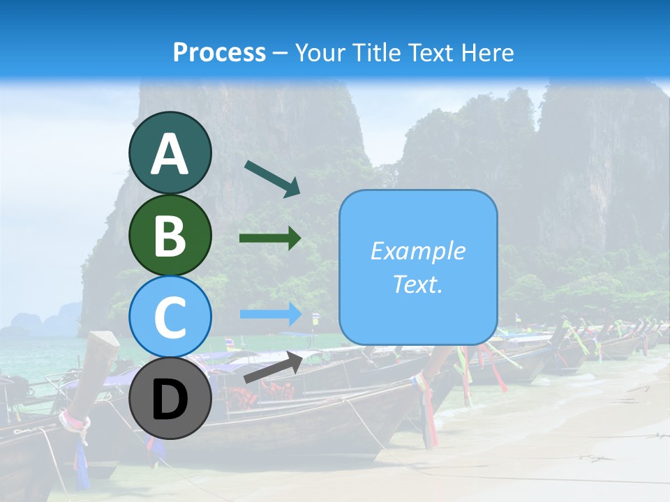 Tail Lagoon Thailand PowerPoint Template