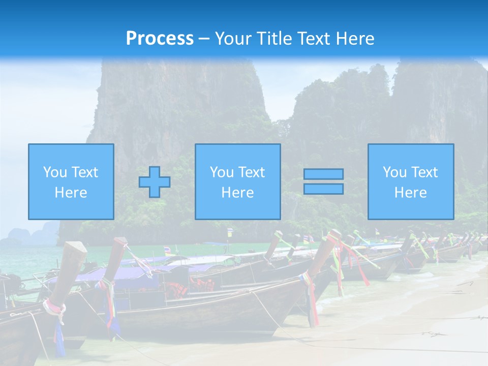 Tail Lagoon Thailand PowerPoint Template