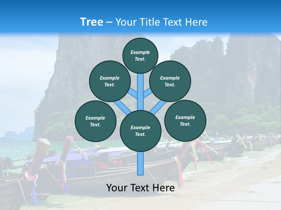 Tail Lagoon Thailand PowerPoint Template