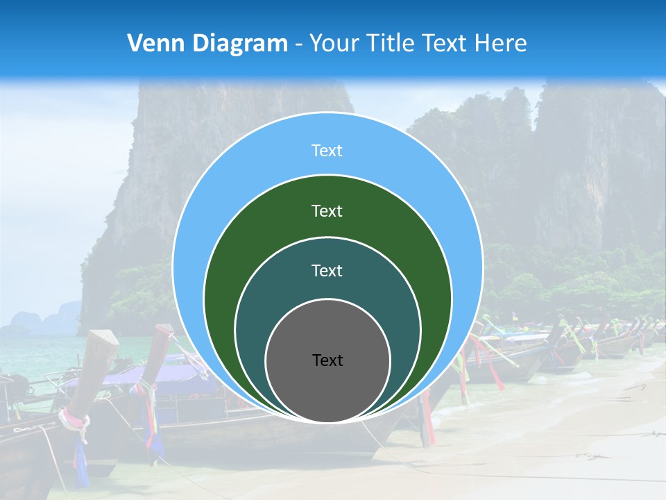 Tail Lagoon Thailand PowerPoint Template