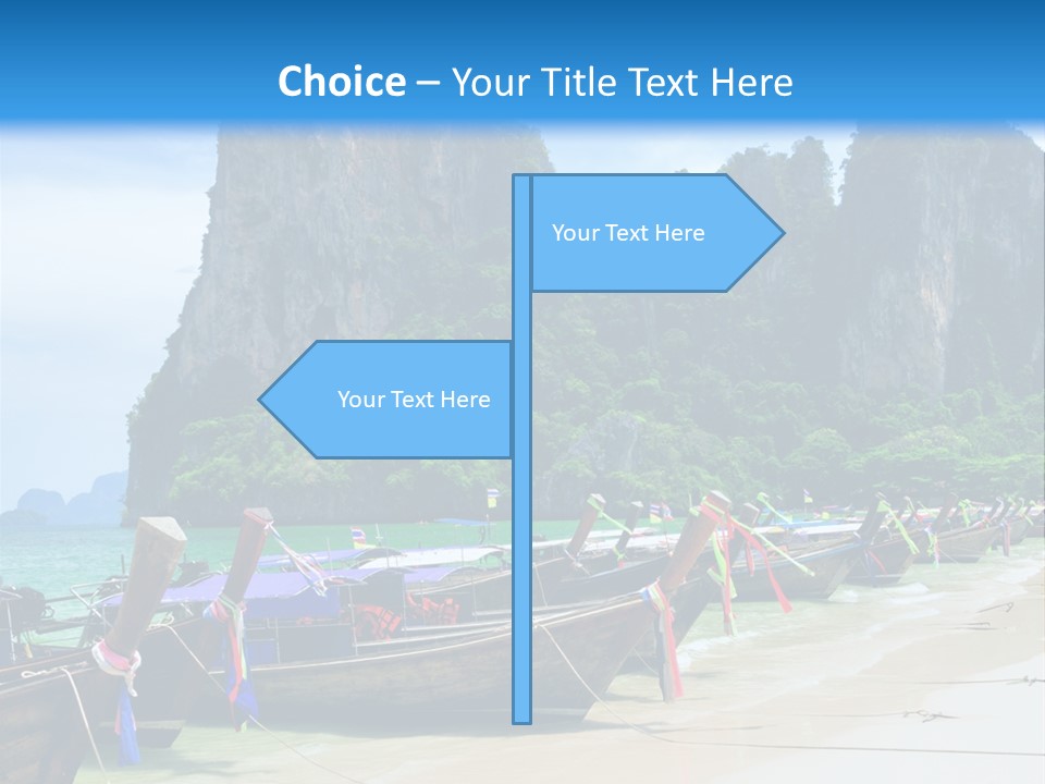 Tail Lagoon Thailand PowerPoint Template