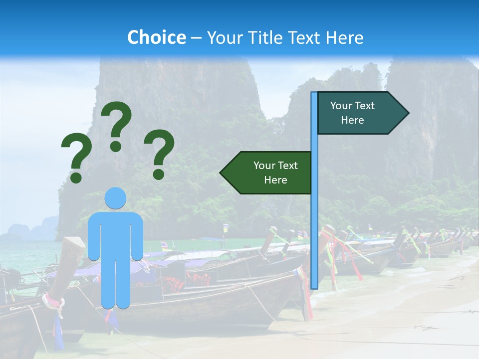 Tail Lagoon Thailand PowerPoint Template