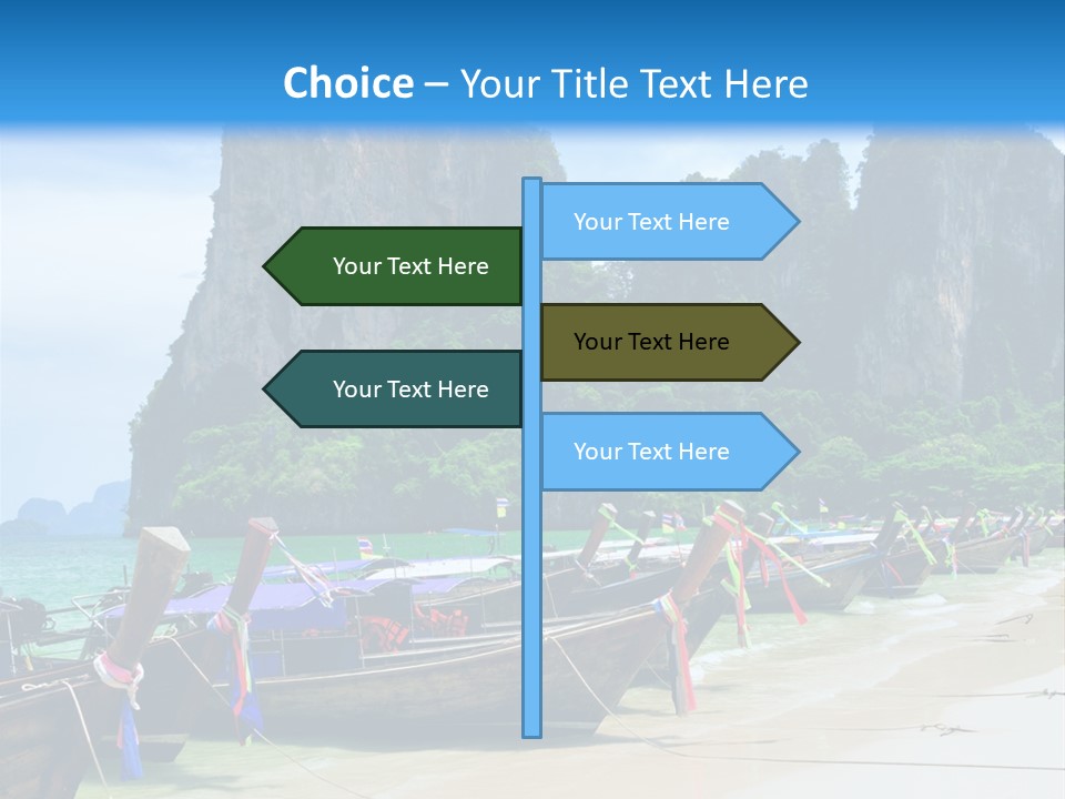 Tail Lagoon Thailand PowerPoint Template