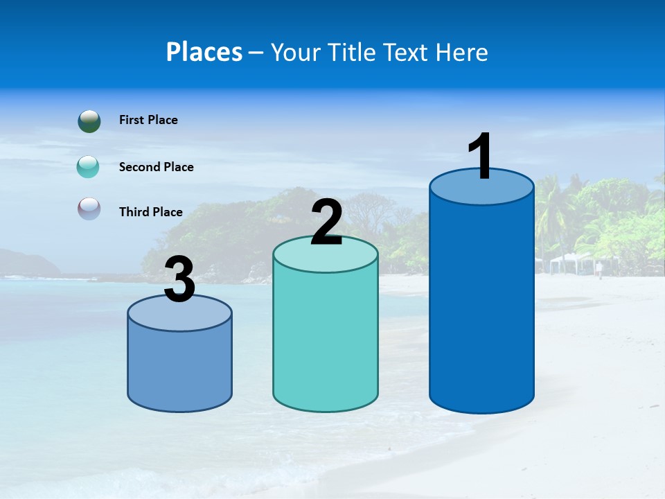 Cloud Tropical Landscape PowerPoint Template